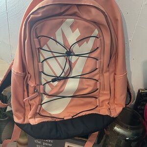 Nike Coral and Black Backpack